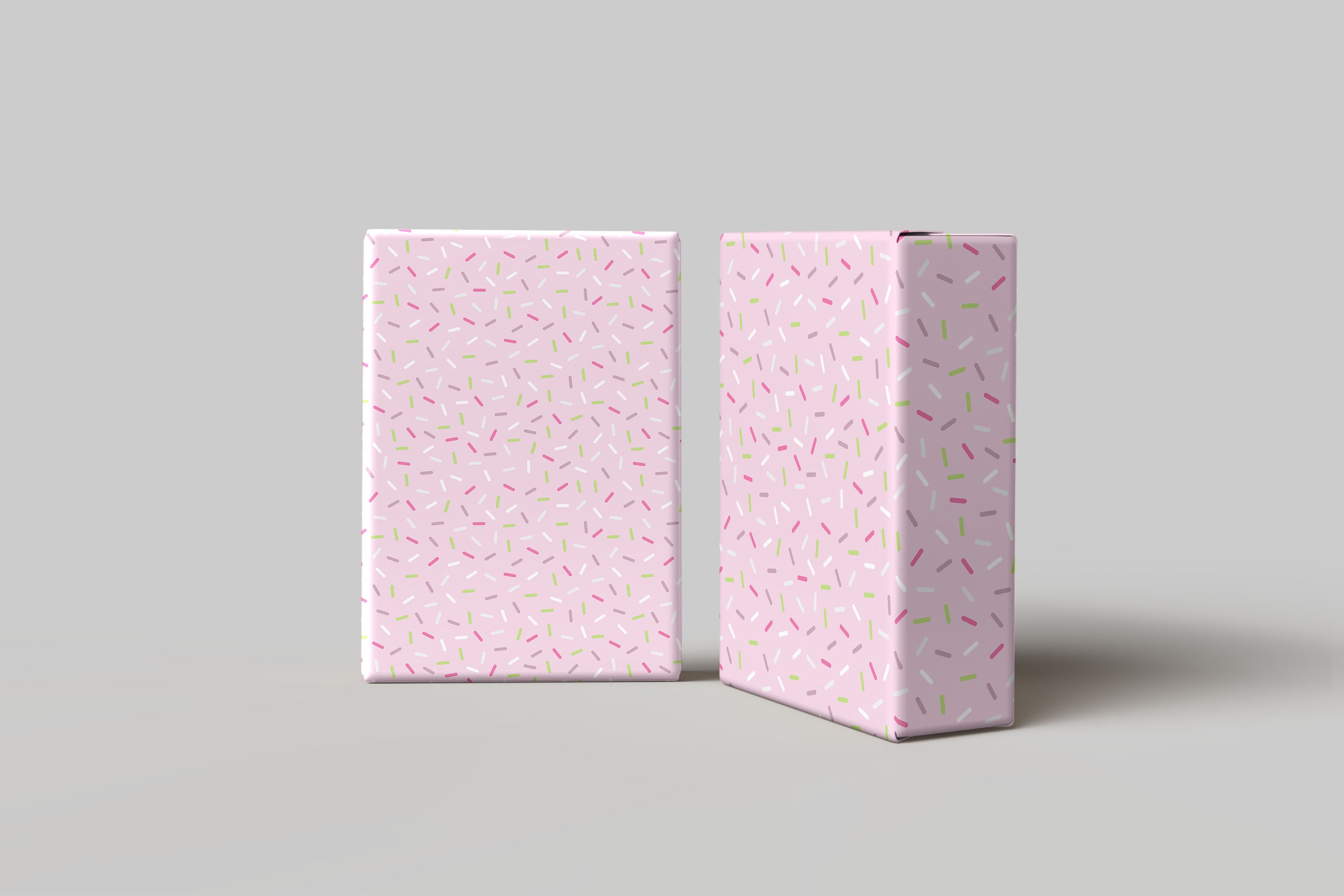 Light Pink Sprinkle Wrapping Paper – Fun Pastel Gift Wrap Sheet for Birthdays & Celebrations
