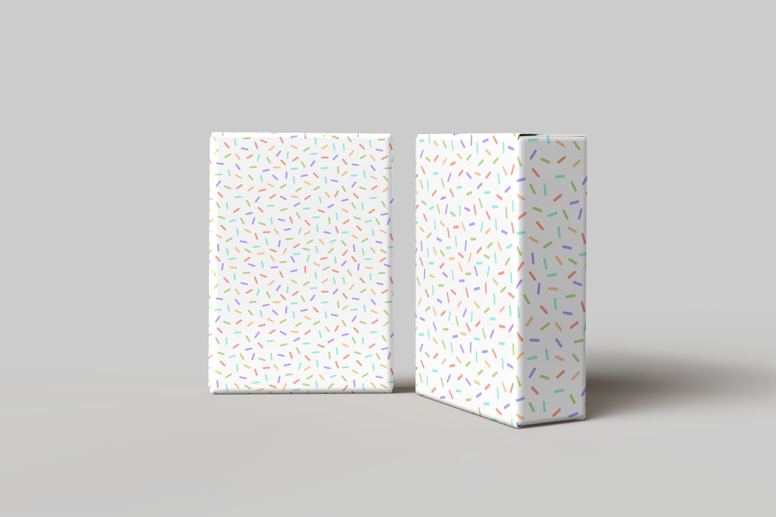 White Sprinkle Wrapping Paper – Fun Pastel Gift Wrap Sheet for Birthdays & Celebrations