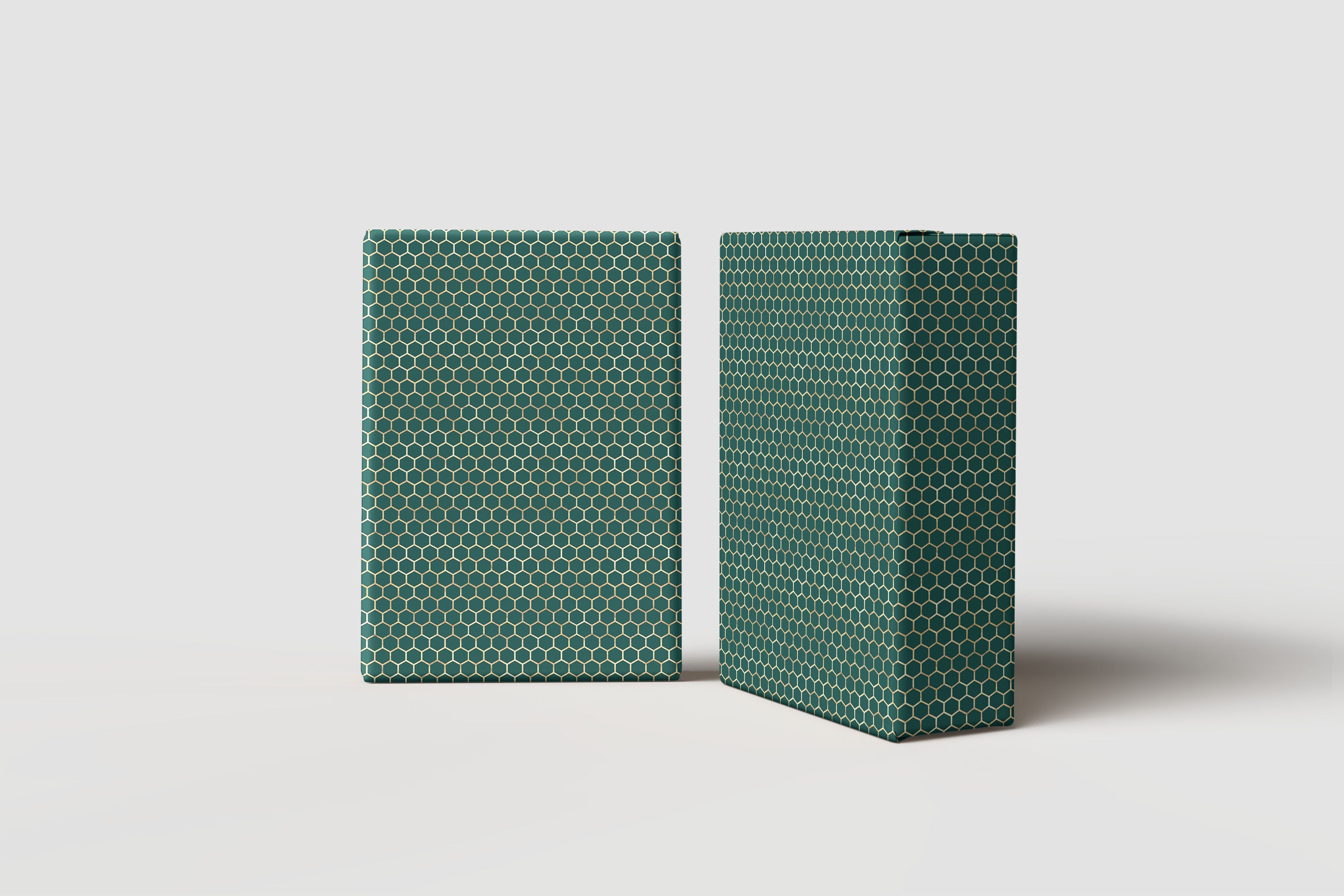 Geometric Wrapping Paper – Honeycomb Pattern Gift Wrap for Modern Stylish Presents
