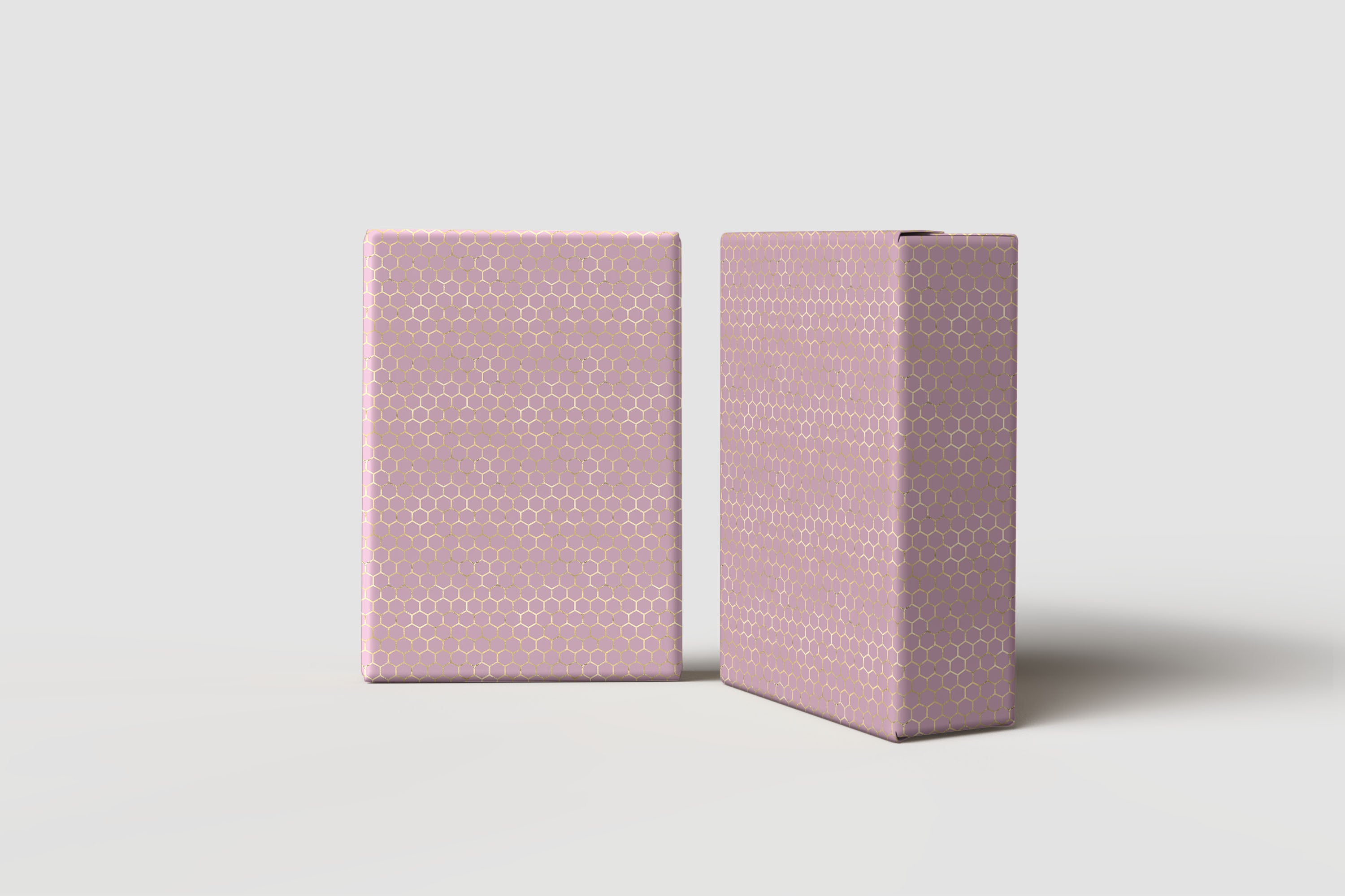 Geometric Wrapping Paper – Honeycomb Pattern Gift Wrap for Modern Stylish Presents