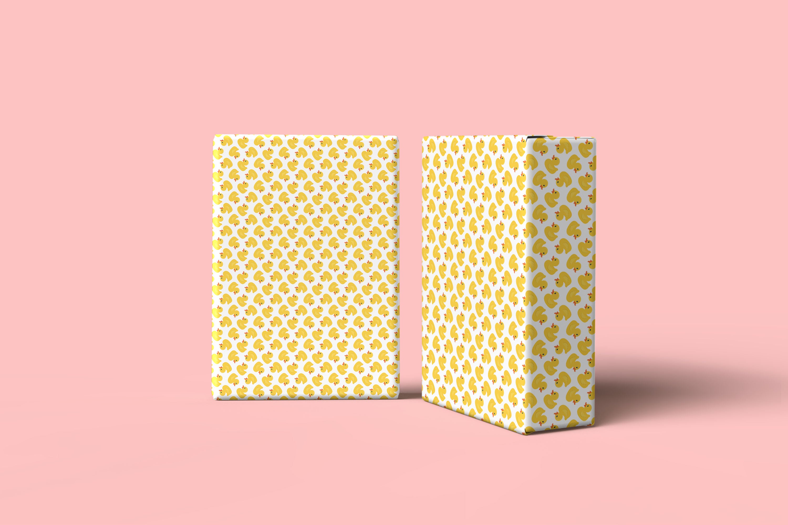 Rubber Ducks Pattern Wrapping Paper Custom Printed Gift Wrap