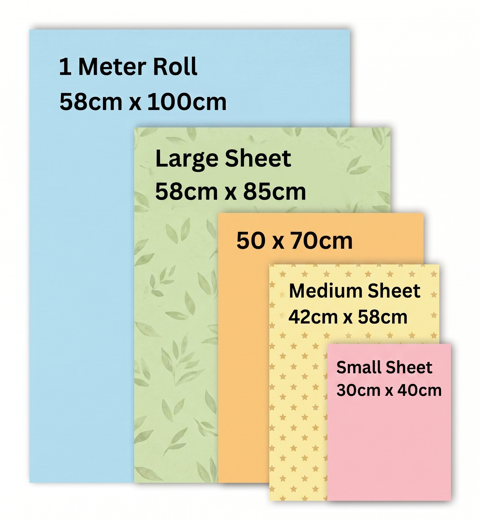 Dandelion Wrapping Paper Sheet – Modern Botanical Floral Gift Wrap for Birthdays and All Occasions, Multicolour