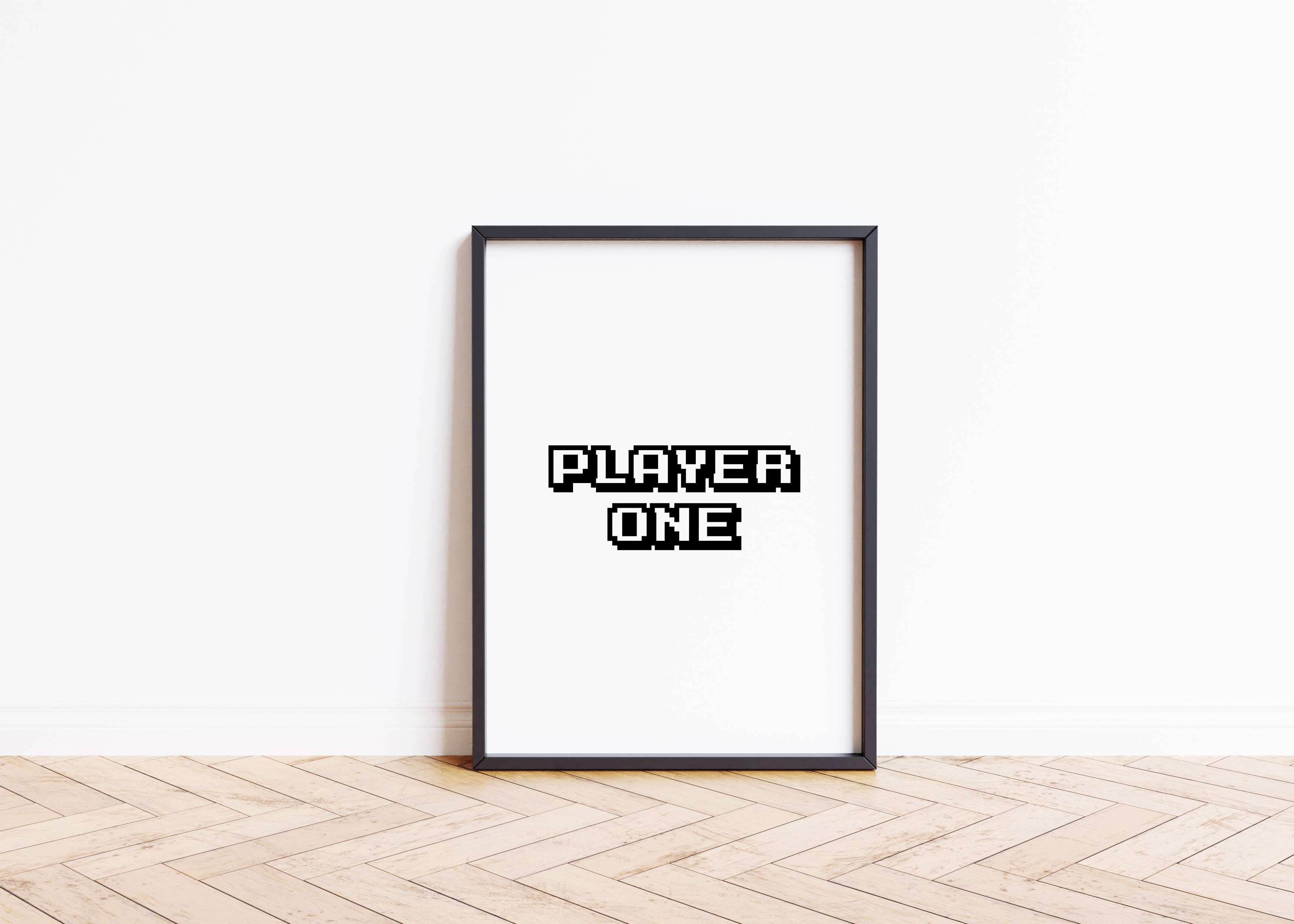 Player One Gamer Print