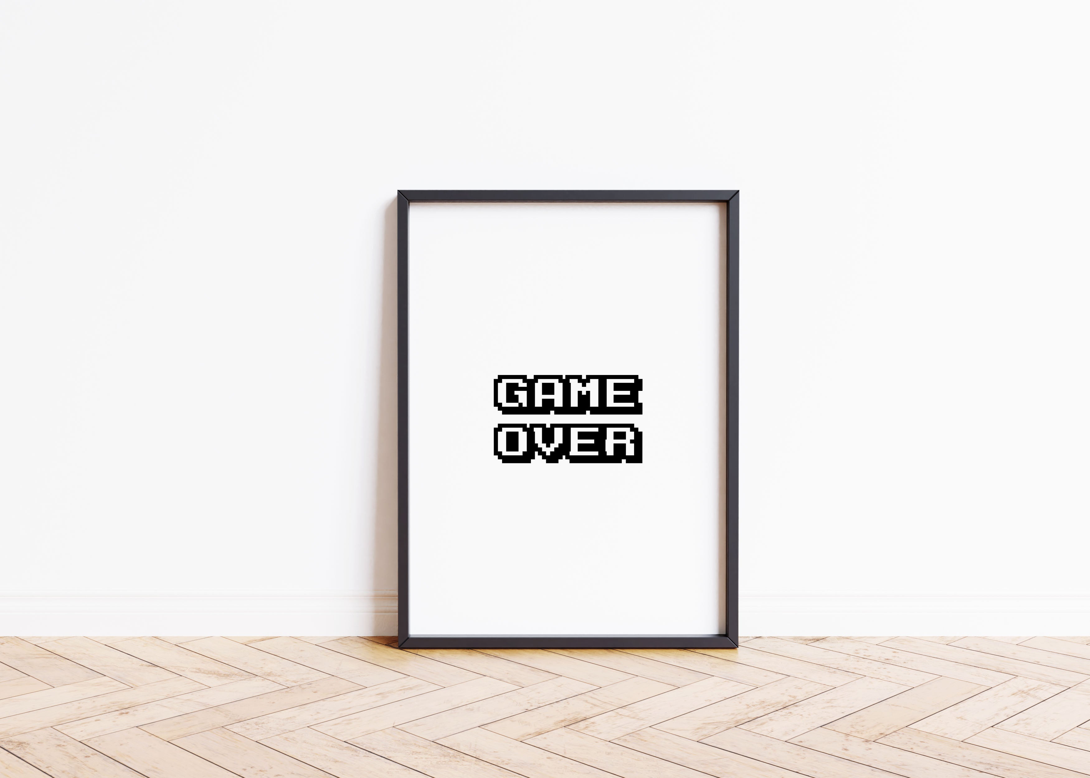 Game Over Gamer Print