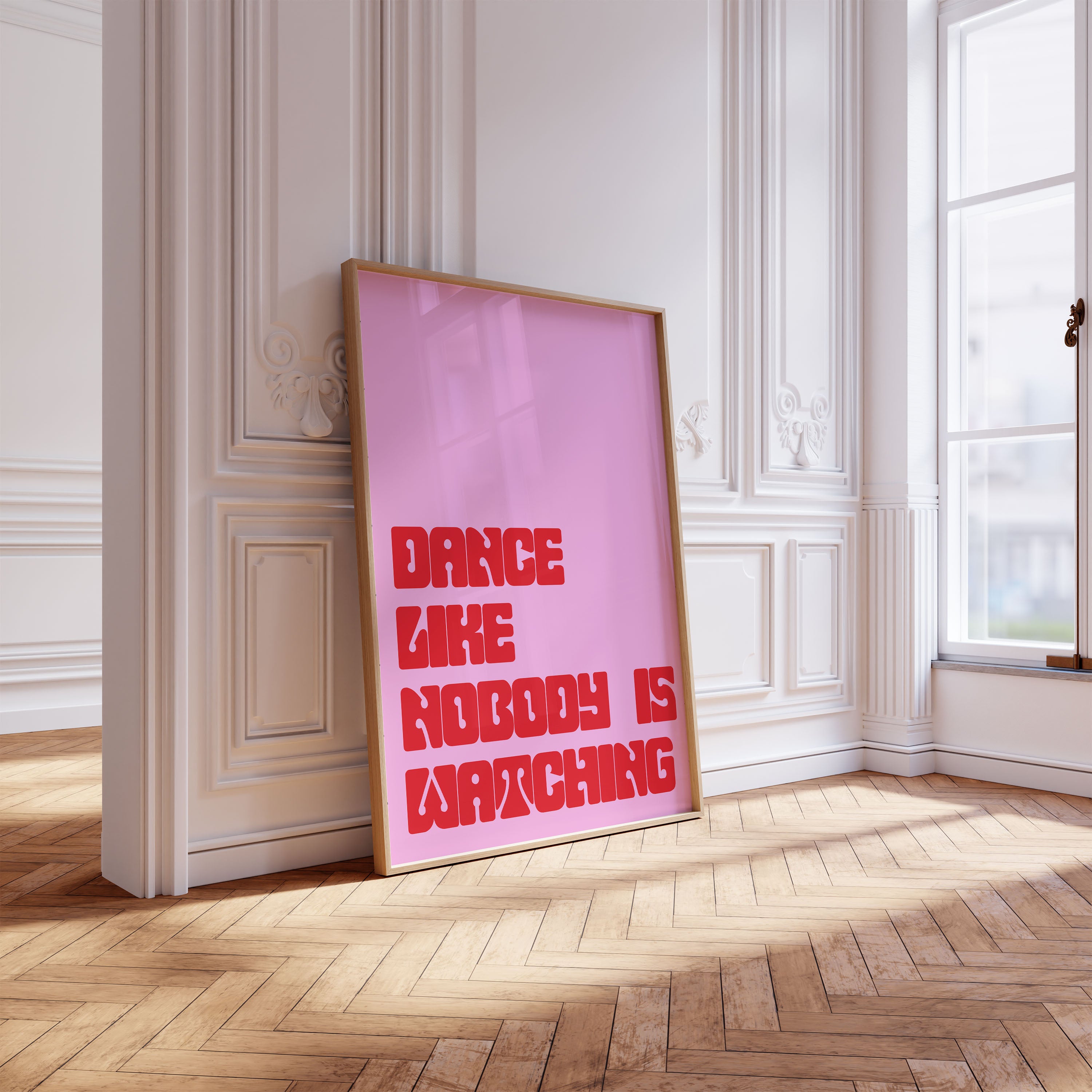 Dance Like Nobody Is Watching Music Quote Print