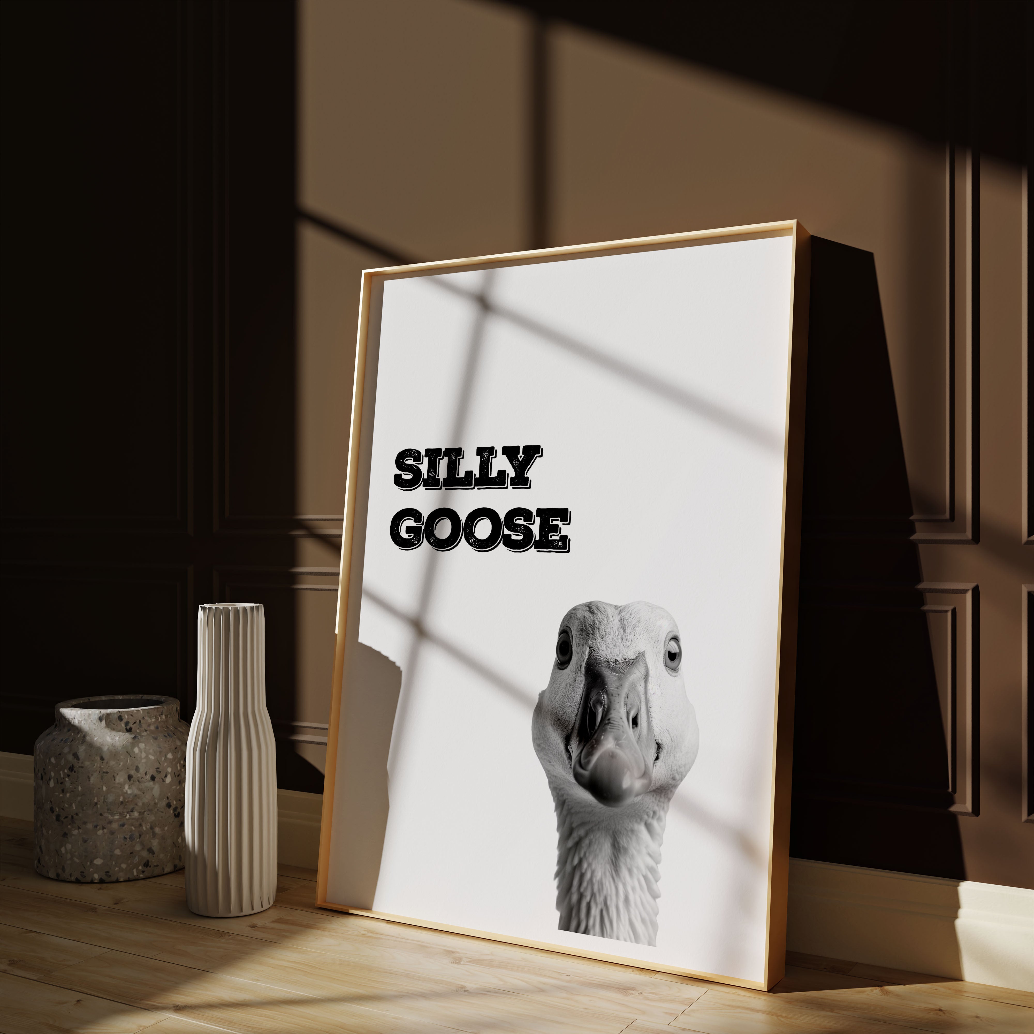 Silly Goose Quote Print