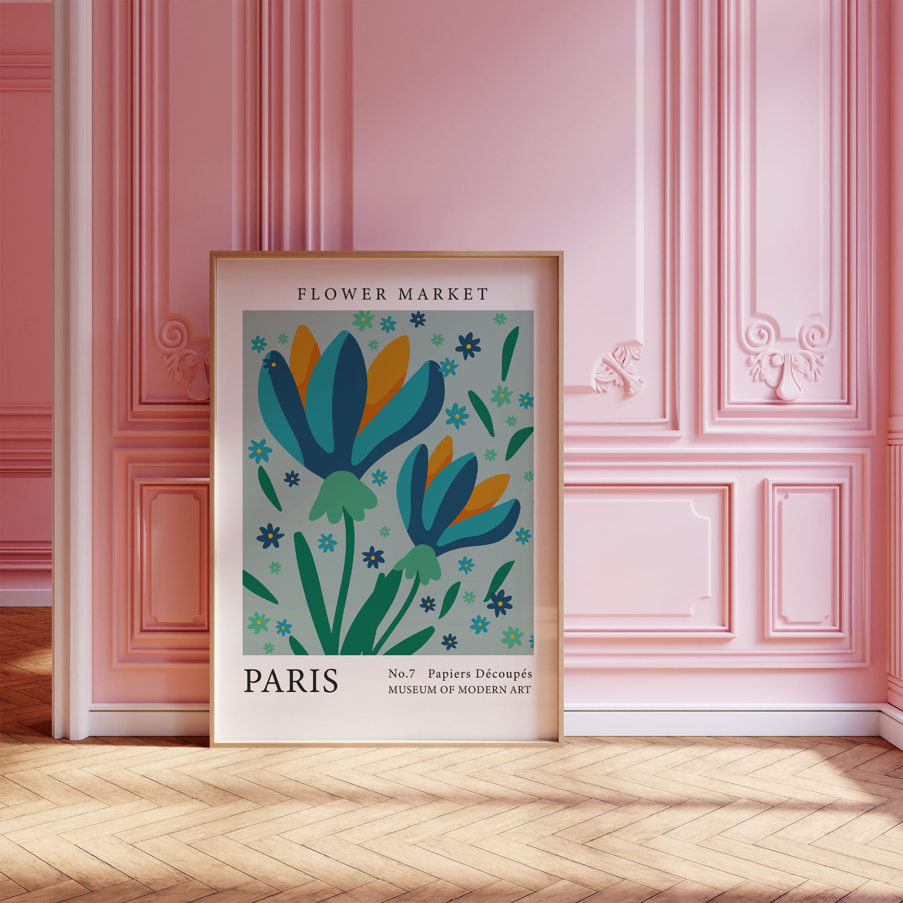 Paris Flower Market Print