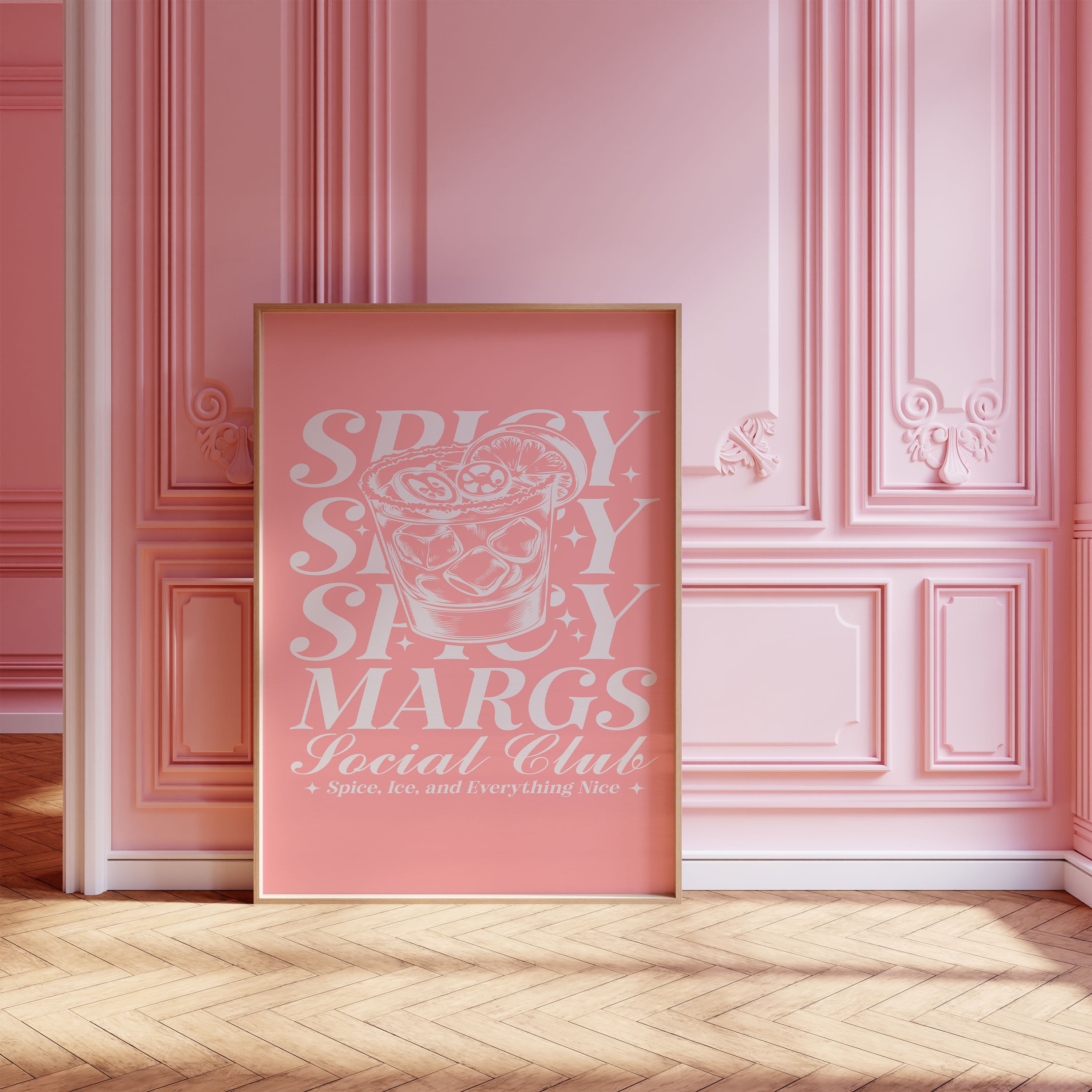 Spicy Margs Cocktail Club Poster