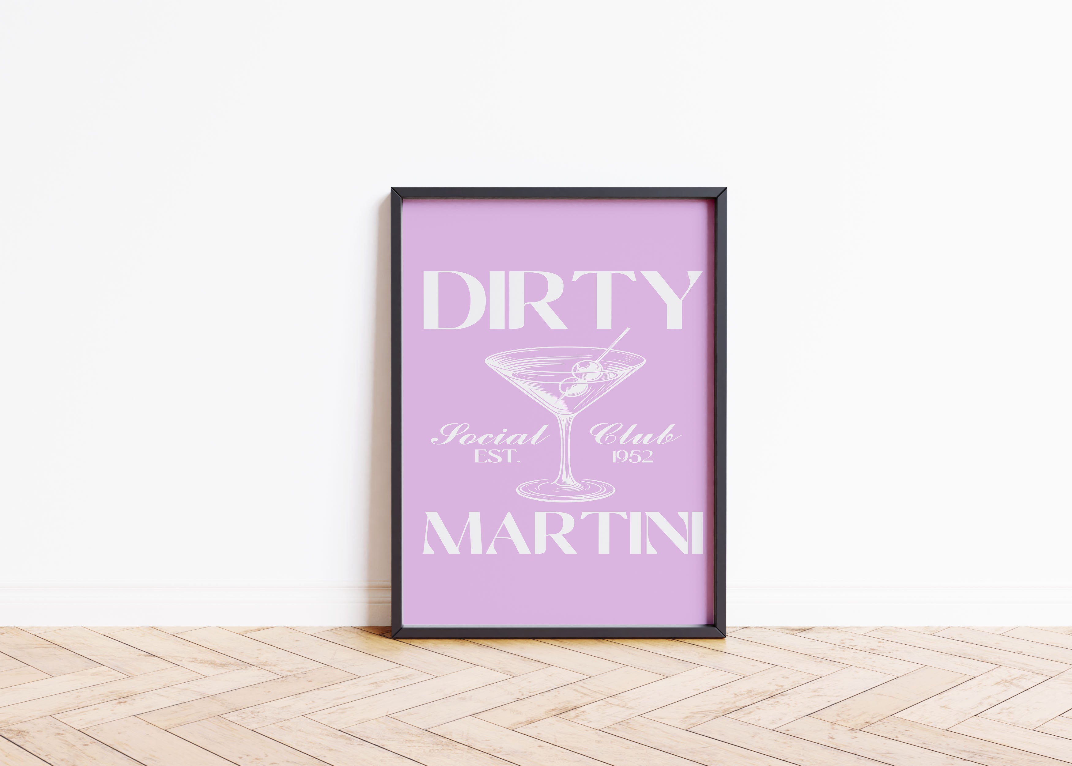 Dirty Martinis Social Club Poster