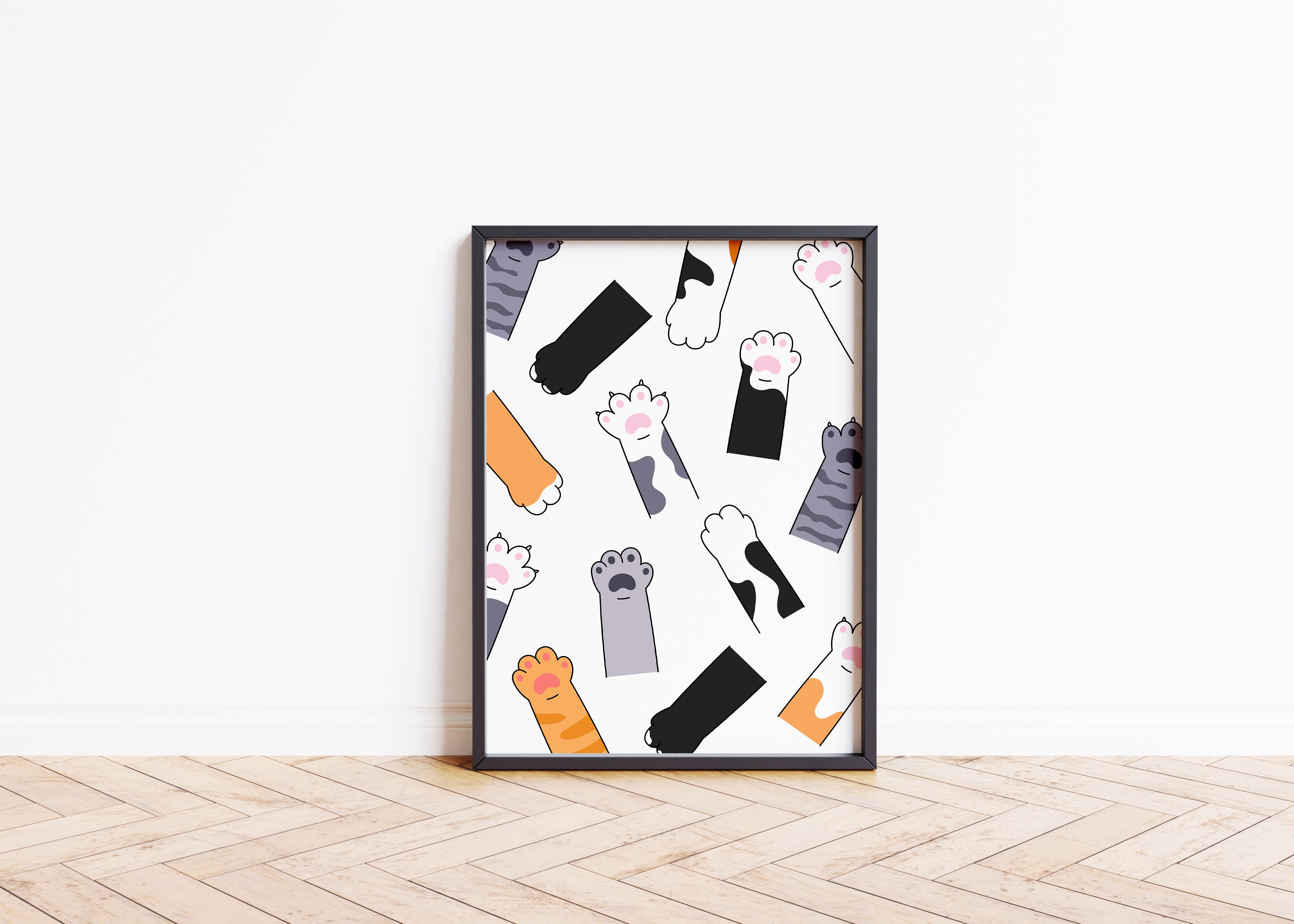 Kitty Paws Poster