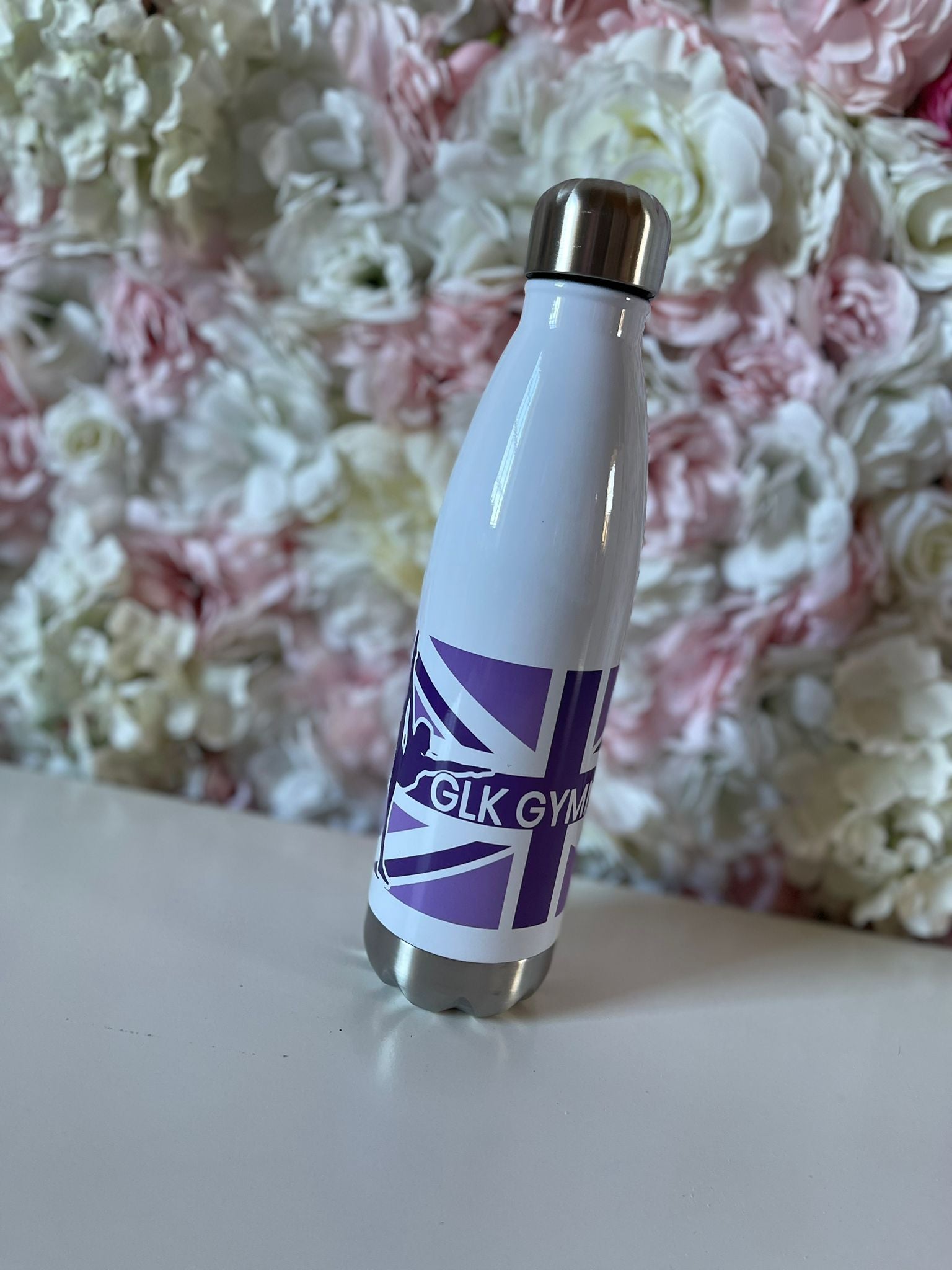GLK Gymnastics Aluminium Water Bottle with Screw Top