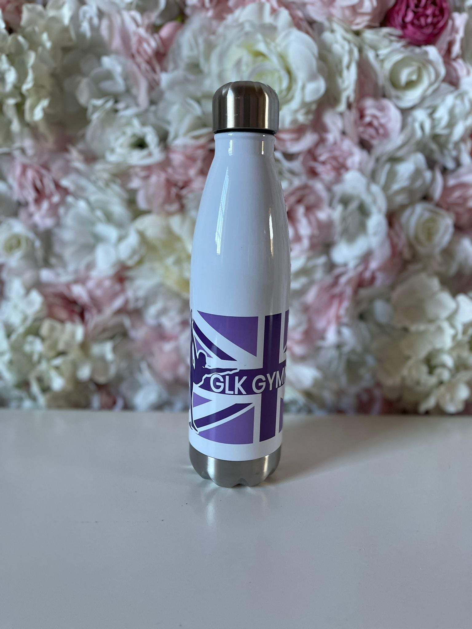 GLK Gymnastics Aluminium Water Bottle with Screw Top
