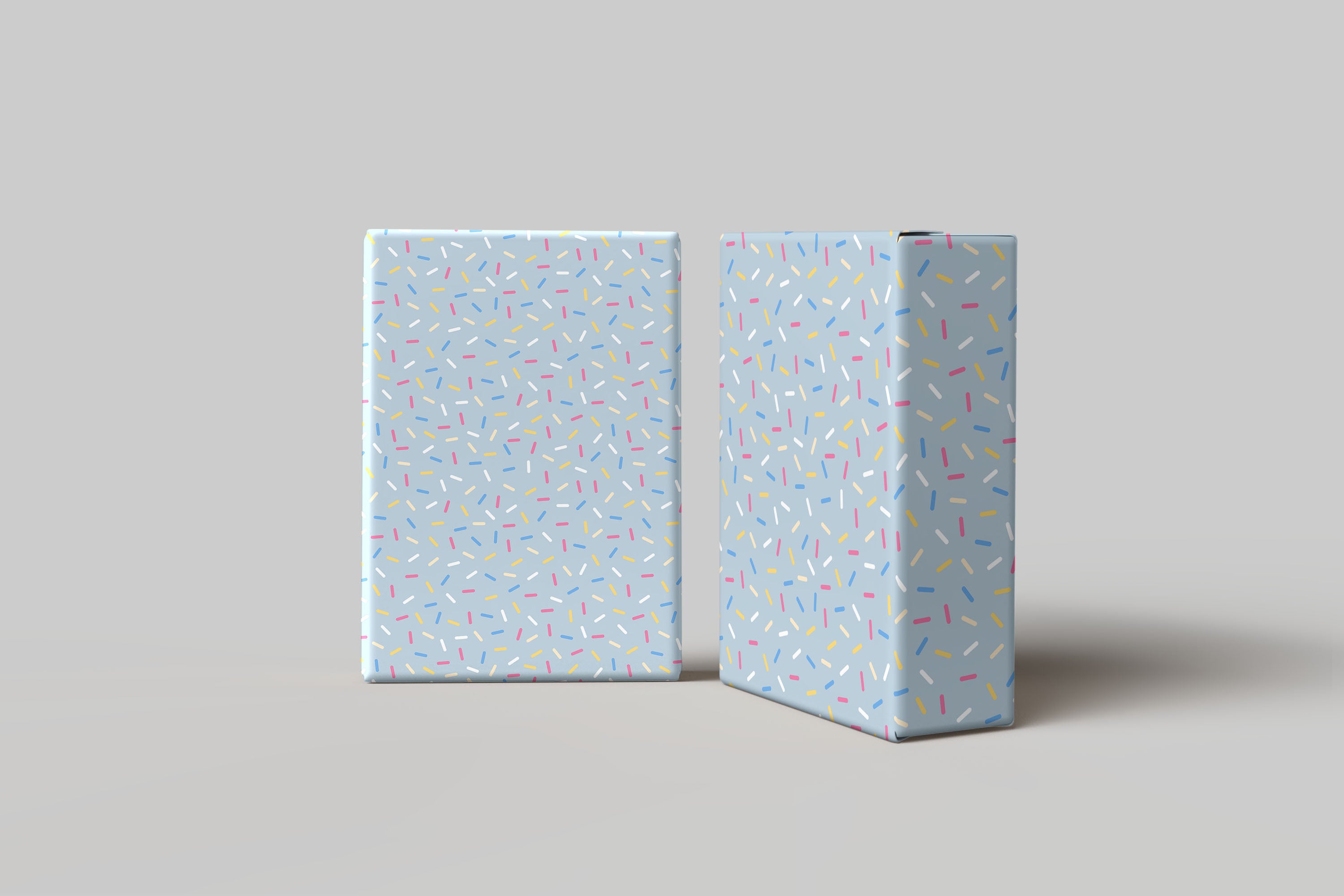 Light Blue Sprinkle Wrapping Paper – Fun Pastel Gift Wrap Sheet for Birthdays & Celebrations