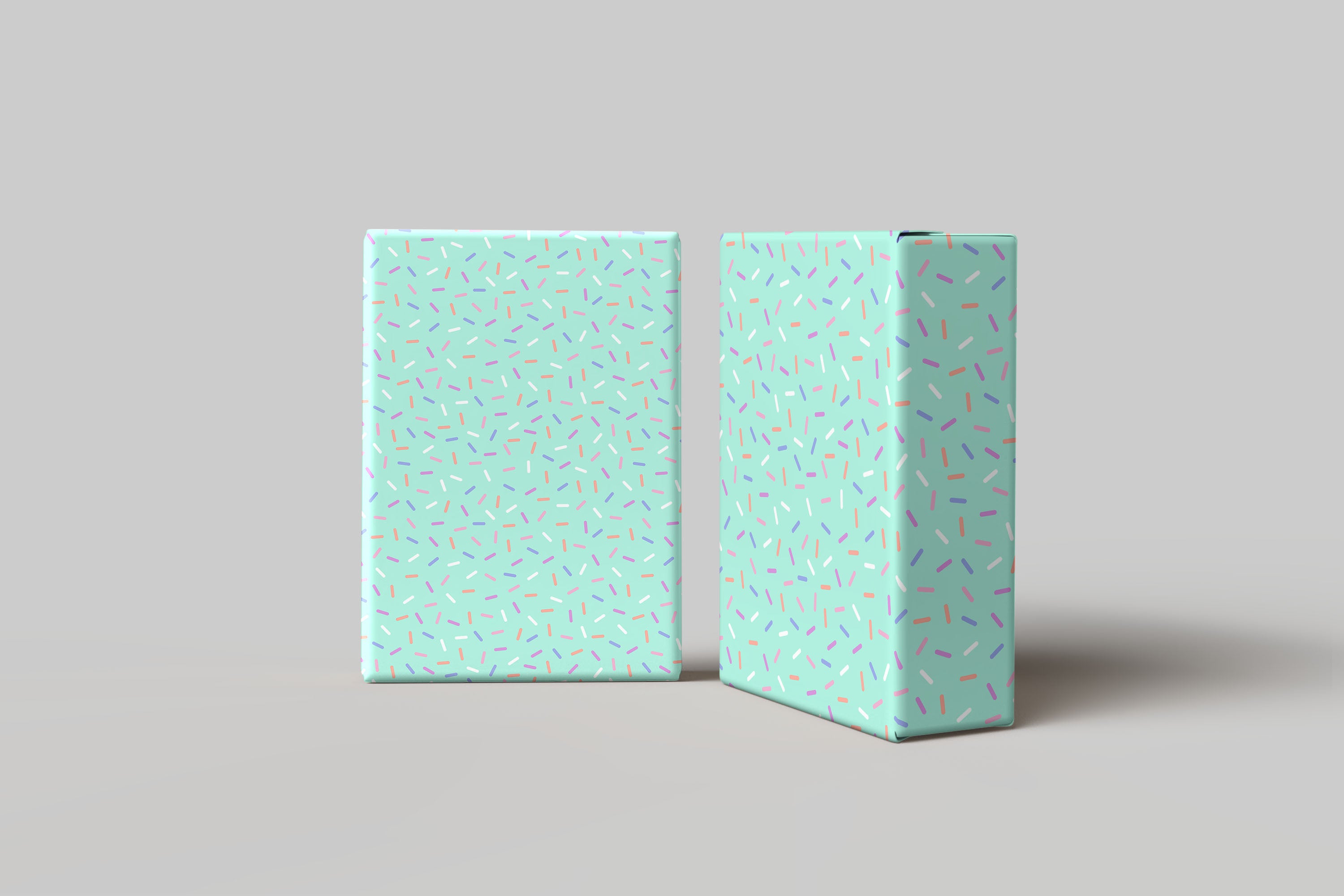 Mint Sprinkle Wrapping Paper – Fun Pastel Gift Wrap Sheet for Birthdays & Celebrations