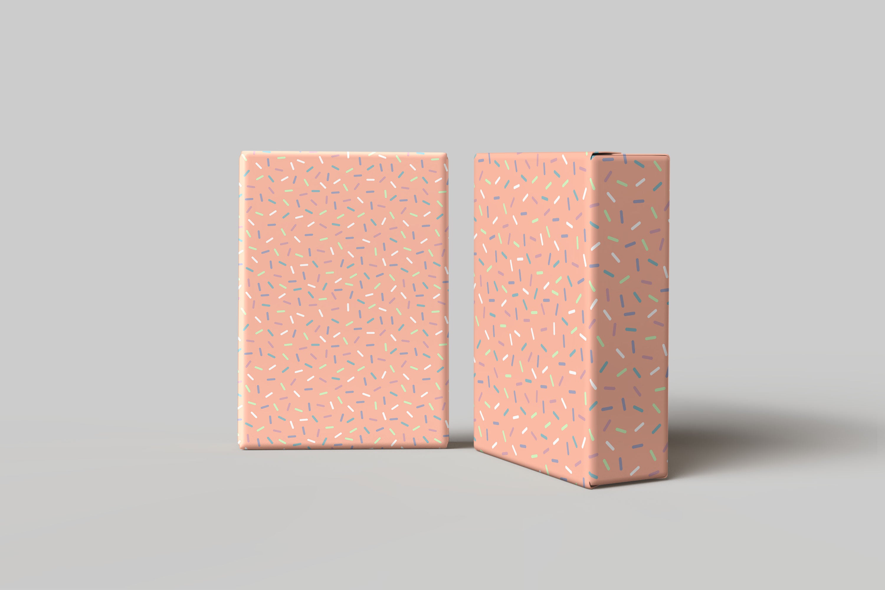 Orange Sprinkle Wrapping Paper – Fun Pastel Gift Wrap Sheet for Birthdays & Celebrations